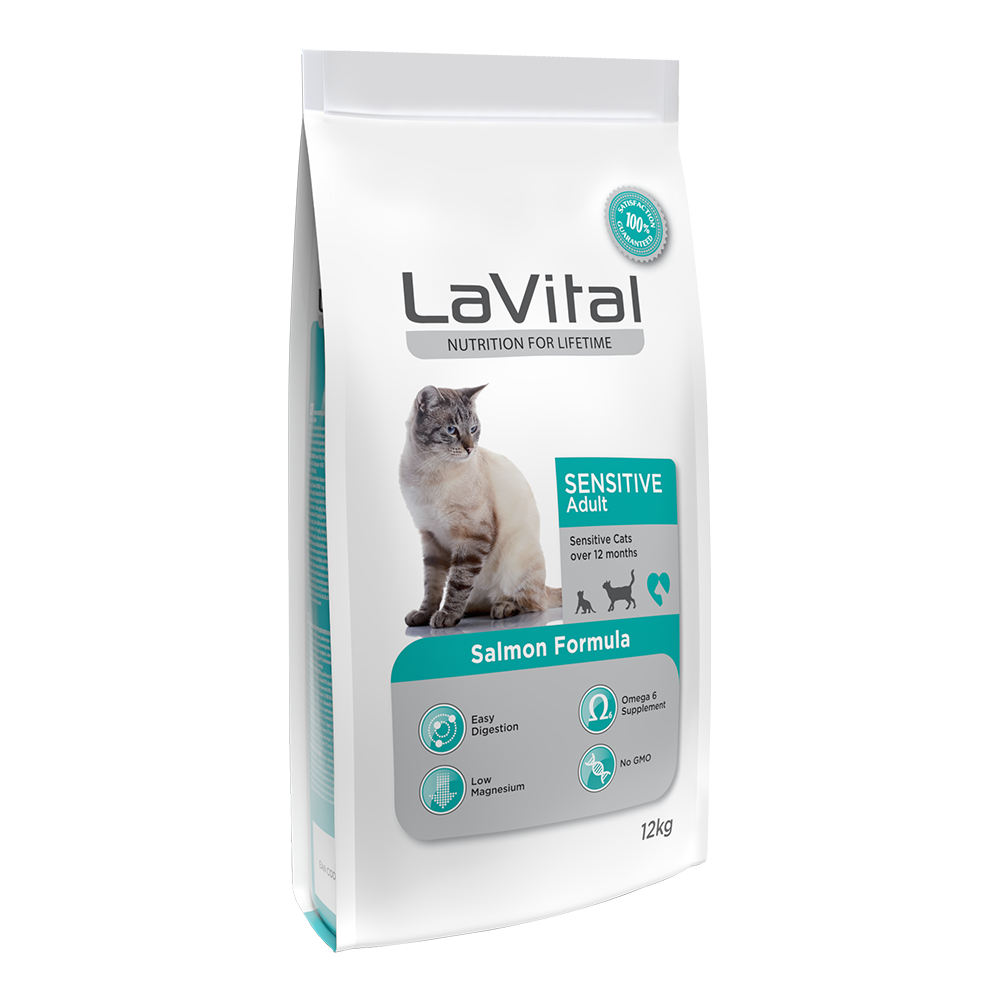 Yetişkin Kuru Kedi Maması (Sensitive Adult) Somonlu