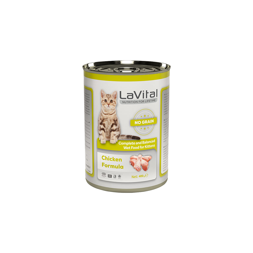 Tahılsız Yavru Yaş Kedi Maması (Kitten) Ezme Tavuk Etli