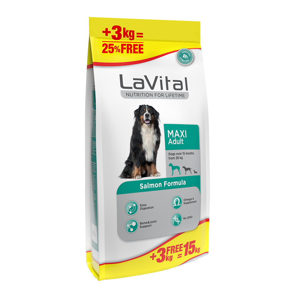 Büyük Irk Yetişkin Kuru Köpek Maması (Maxi Adult) Somonlu